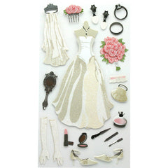 Layered Bride Stickers