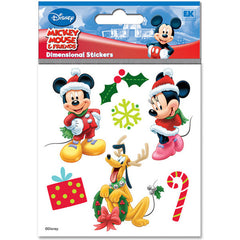 Mickey Mouse And Friends Christmas Dimensional Stickers