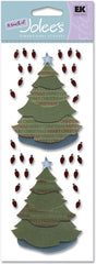 Christmas Trees Dimensional Stickers