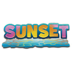 Sunset Title Stickers