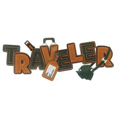 Traveler Title Stickers, 3-D